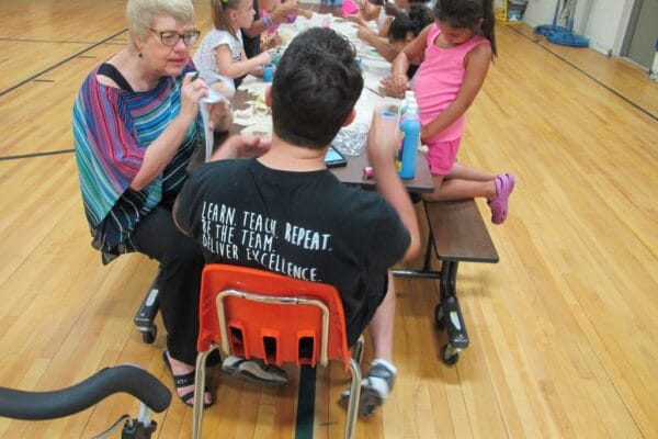 Art classes with Mr. Todd during summer camp 4