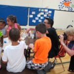 Art classes with Mr. Todd during summer camp 8