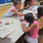 Art classes with Mr. Todd during summer camp 4
