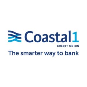 Coastal1 Credit Union logo with tagline The smarter way to bank — EnrichEd community education and support