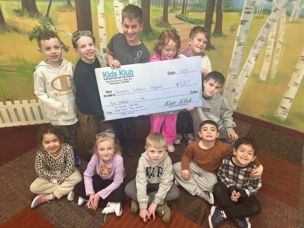 $500 Donation to Hasbro from Dress Down Days 1