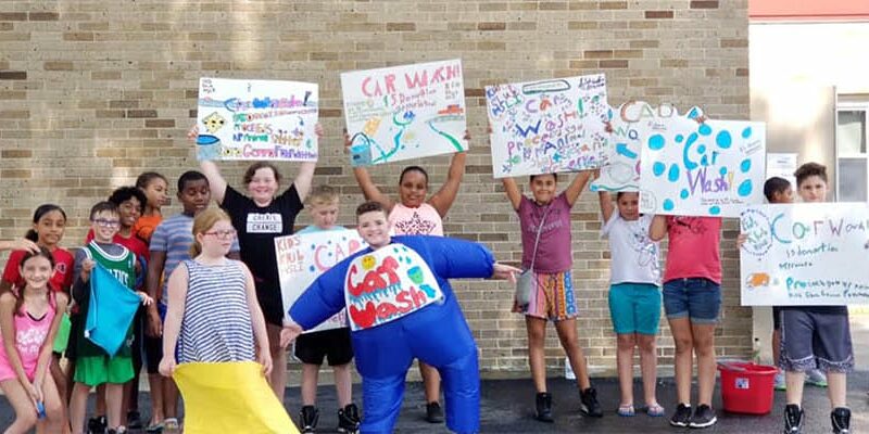 header.HSLI.summer.camp.KidsKlub-car-wash-service-learning-2019